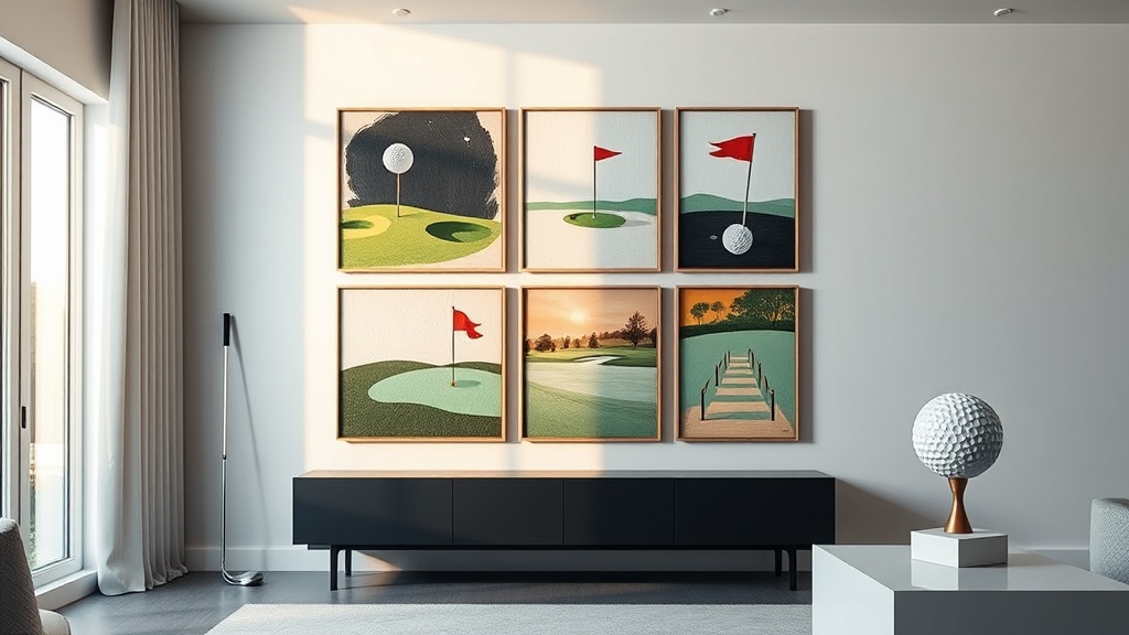 8 Premier Golf Wall Art Pieces for Collectors